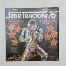 STAR TRACKIN' '76  R19762 LP Vinyl VG++ Cvr Shrink Hole Punch 1976 Ronco