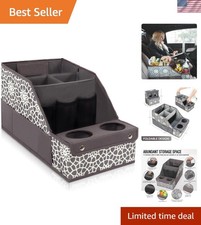 Car Seat Organizer - Backseat with 11 Compartments, 2 Cup Holders, and 2 Over...
