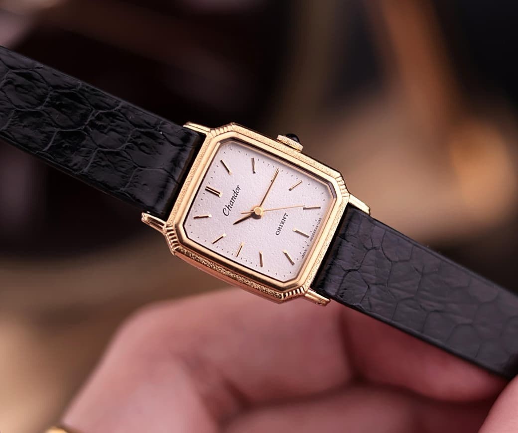Vtg 1990s Orient Chandor A05483-40, Women's Watch [Near Mint] Gold