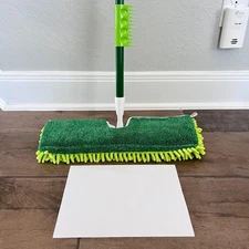 Libman Microfiber Wet And Dry Flat Mop 18 In. Trapeador 360 Degree Swivel Head