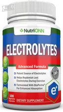 Electrolytes - 100 Natural Electrolyte Replacement Capsules - Premium Keto Frie