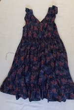 Marks & Spencer Girls Limited Très jolie sans manches bleu marine Excellent état