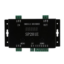 SP201E DMX512 WS2812B WS2811 to SPI Controller Decoder,Support Multiple9270
