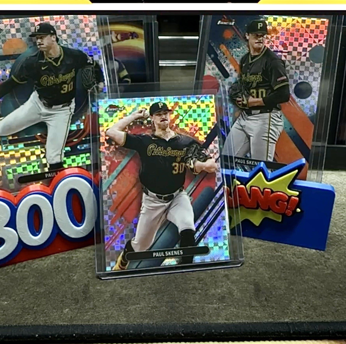 2025 TOPPS FINEST PAUL SKENES TRINITY!! COMMON, UNCOMMON AND RARE CHECKERBOARD!