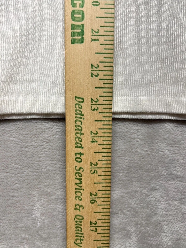 Camiseta sin mangas blanca ciervo para mujer talla XL (16/18) cuello redondo correa ancha algodón Foto 4 de 4