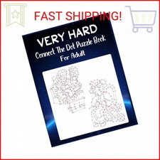 Very Hard Connect The Dot Puzzle Book For Adult: Ultimate Dot to Dot Extreme Puz