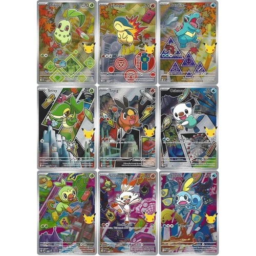 Pokemon First Partner Illustration Collection Series 2 : 9 Card Set: MEP046-054