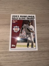 2004 Topps Rawlings Gold Glove Award #707 Derrek Lee Florida Marlins