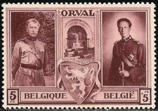 Belgium #B255 (SP102) VF MNH - 1939 5fr + 5fr King Albert I & King Leopold II