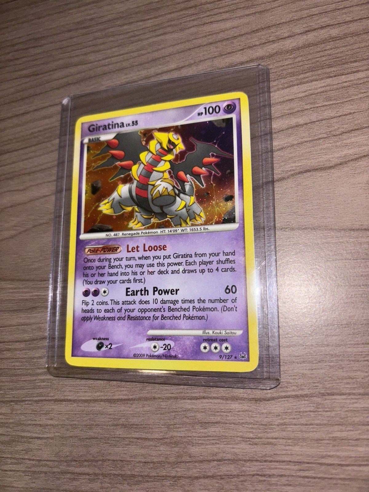 2009 Pokemon Platinum Giratina 9/127 Holo