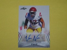 2018 LEAF DRAFT UCHENNA NWOSU RC AUTO #BA-UNI  SEATTLE SEAHAWKS / USC TROJANS