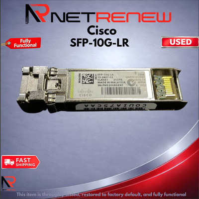 Cisco Genuine SFP-10G-LR 10G BASE-LR SFP Plus Module