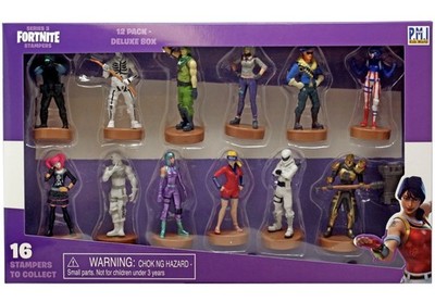 Series 3 Fortnite Stampers - 12 Pack Deluxe Box - Brand New