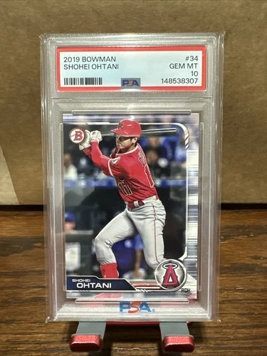 Shohei Ohtani 2019 Bowman #34 PSA 10 (A)
