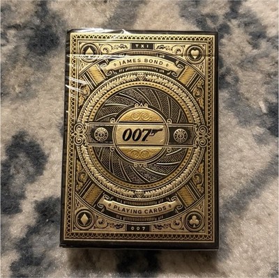James Bond 007 Gold Foil Playing Cards Card Deck Movies & TV Theme