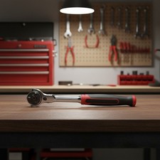 Ergonomic 14 Drive Dual Material Roto Ratchet - 6.75 Length Fast Access