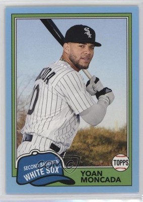 2018 Topps Archives 1981 Deisgn Blue /25 Yoan Moncada #203 0q3