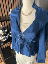 White House black market blue jacket stylish size 4
