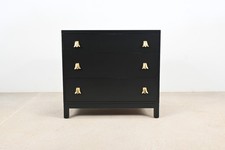 Robsjohn Gibbings for Widdicomb Black Lacquered Mid Century Modern Chest
