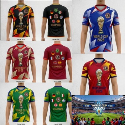 Fußball Trikot Weltmeisterschaft 2026 T-Shirt Reproduktion Alter Gewinner