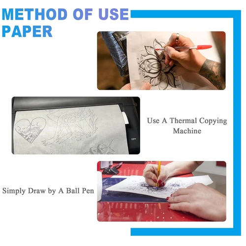 3MM Tattoo Skin Practice Kit - 13Pcs Fake Skin and Stencil Paper Kit Including 3 image 4