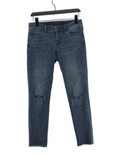 Uniqlo Women's Jeans W 26 in Blue Cotton with Polyester Skinny