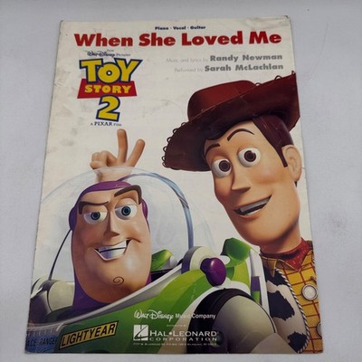 Disney Toy Story 2 - When She Loved Me Piano Vocal Guitar Sheet  Music Free Ship