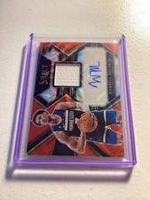 2022-23 Panini Select Jersey Auto Wendell Moore Jr #RJA-WMJ Red Wave