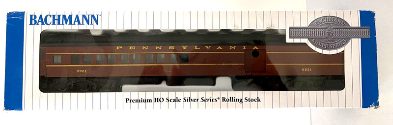 HO Bachmann 13601 Pennsylvania Heavyweight 72’ Combine Passenger Car PRR #9921