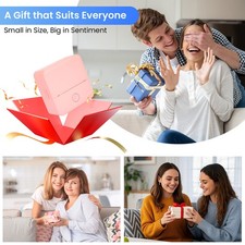 Mini Thermal Printer for Phone, Portable Bluetooth Sticker Printer