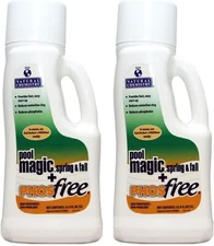2) Natural Chemistry 05141 Spa Chemical Swimming Pool Magic PHOSfree - 1L Each