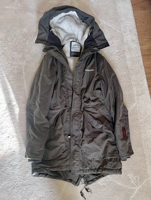 Didriksons XS 6 EU 34 dark olive khaki green parka coat jacket stormsystem Hood