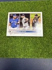2022 Topps  #138 AL Strikeout Leaders Robbie Ray/Gerrit Cole/Dylan Cease AG1