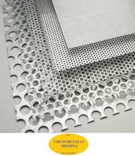 Lastra Lamiera Lamina Forata Acciaio Inox 304 foro mm 2 sp. mm 1 mm 250x1000