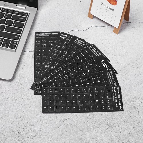 Aufkleber mit Tastatur Russischer Brief Spanisch Alphabetische Anordnung - Bild 10 von 28