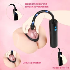 Automatic Pussy Pump Electric Nipple Sucker Clit Stimulate Sex Toys for Women US