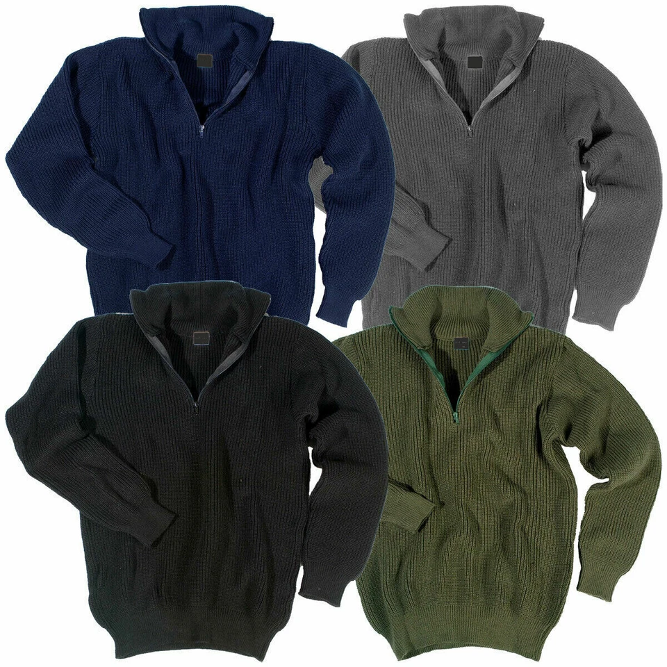 BW TROYER Arbeitspullover S-5XL Marine Strick Pullover Isländer Arbeitstroyer - Bild 1 von 1