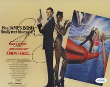 Grace Jones A View to Kill Signed Autograph 8x10 Photo
