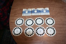 Lot Of 8 View-Master Discs 's 41, 42, 81, 82, 127, 129, 248 And 375 See Pix 