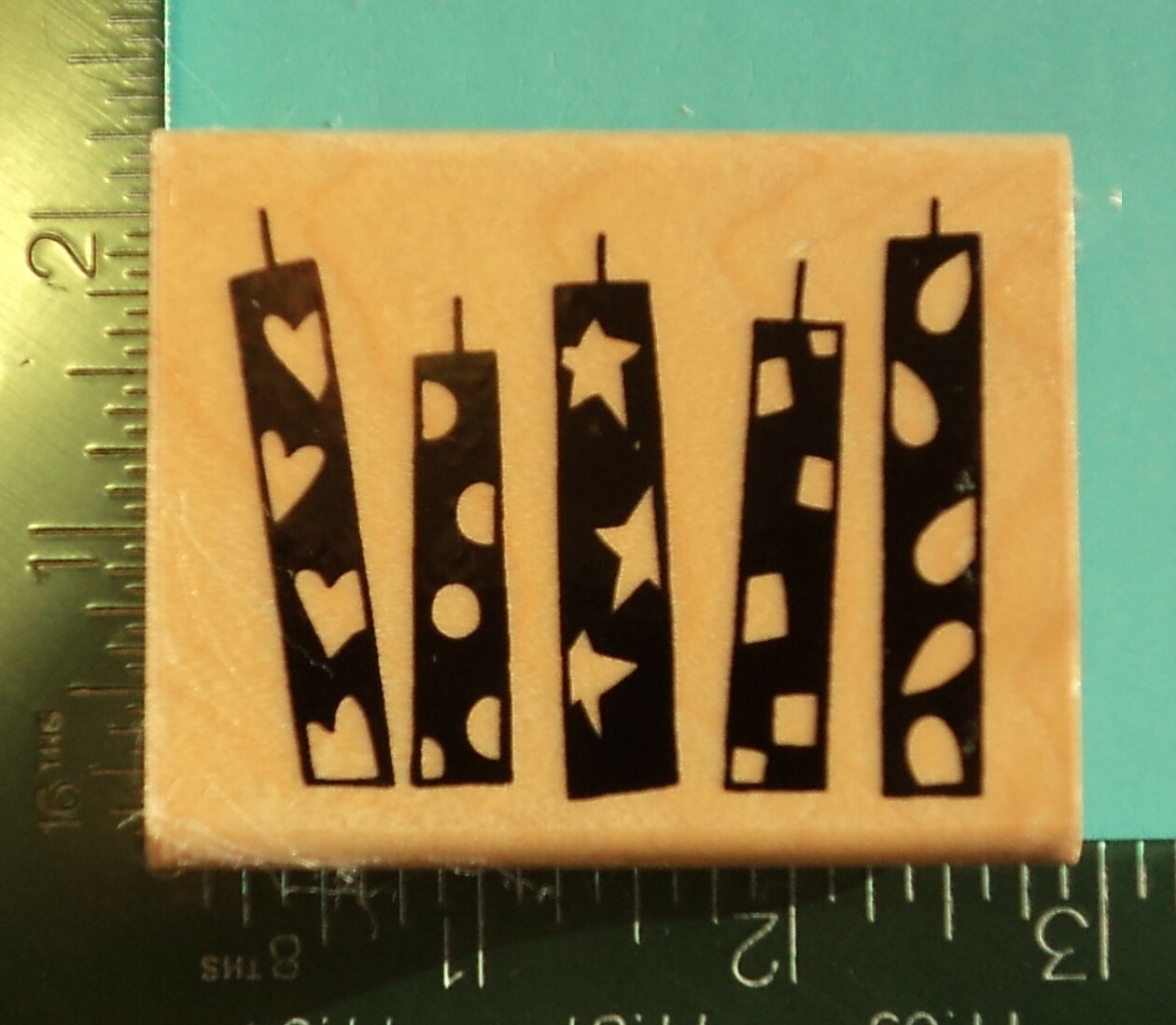 BIRTHDAY CANDLES Rubber Stamp by Close to My Heart