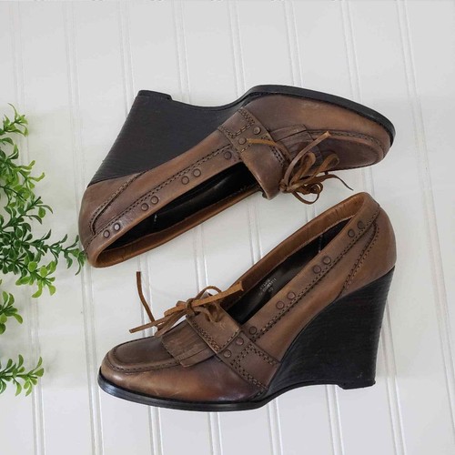 Benetton Vintage Wedge Loafers | eBay