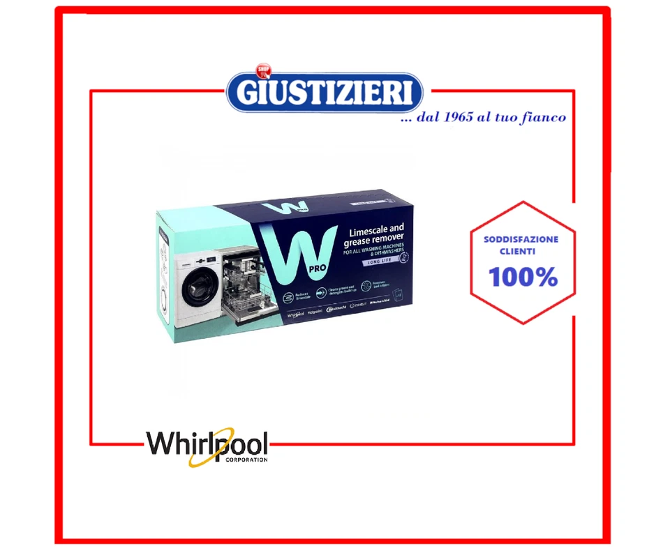 WHIRLPOOL C004248 29 484000008810 DISINCROSTANTE LAVATRICE LAVASTOVIGLIE INDESIT ARISTON
