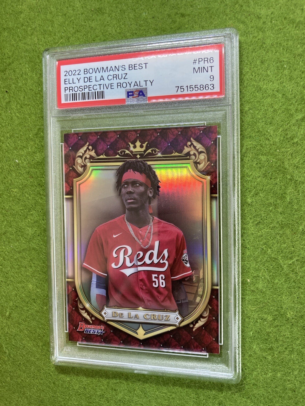 Elly De La Cruz REFRACTOR ROOKIE CARD PSA 9 RC 2022 Bowman's Best MAKE AN OFFER view 8