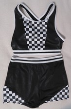 Girls Two Piece Outfit Sports Bra And Shorts