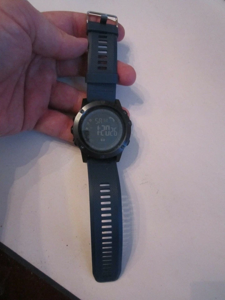 RELOJ PODÓMETRO DIENTE AZUL SENSOR GRAVEDAD - CAJA GRANDE - BBA-33 Foto 3 de 4