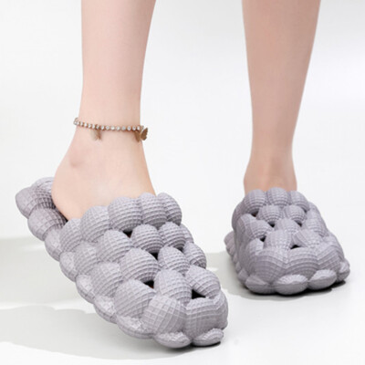 Women Bubble Slippers Fashion Home Beach Shoes Massage Peanut Solid Men Sandals
