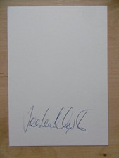 Joakim Nyström autograph signed 10x15 cm index card
