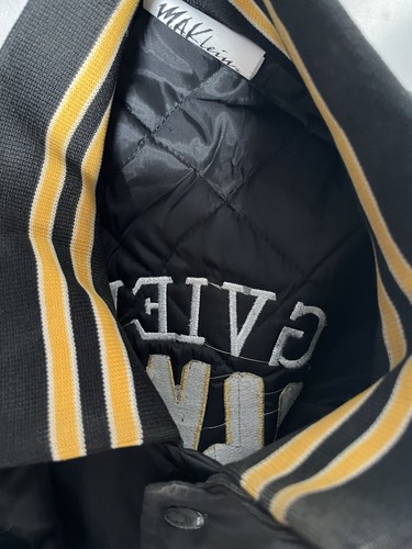 Vintage ILWU Longshoreman's Union Men's Black Satin Bomber Jacket Longview WA - Picture 7 of 7