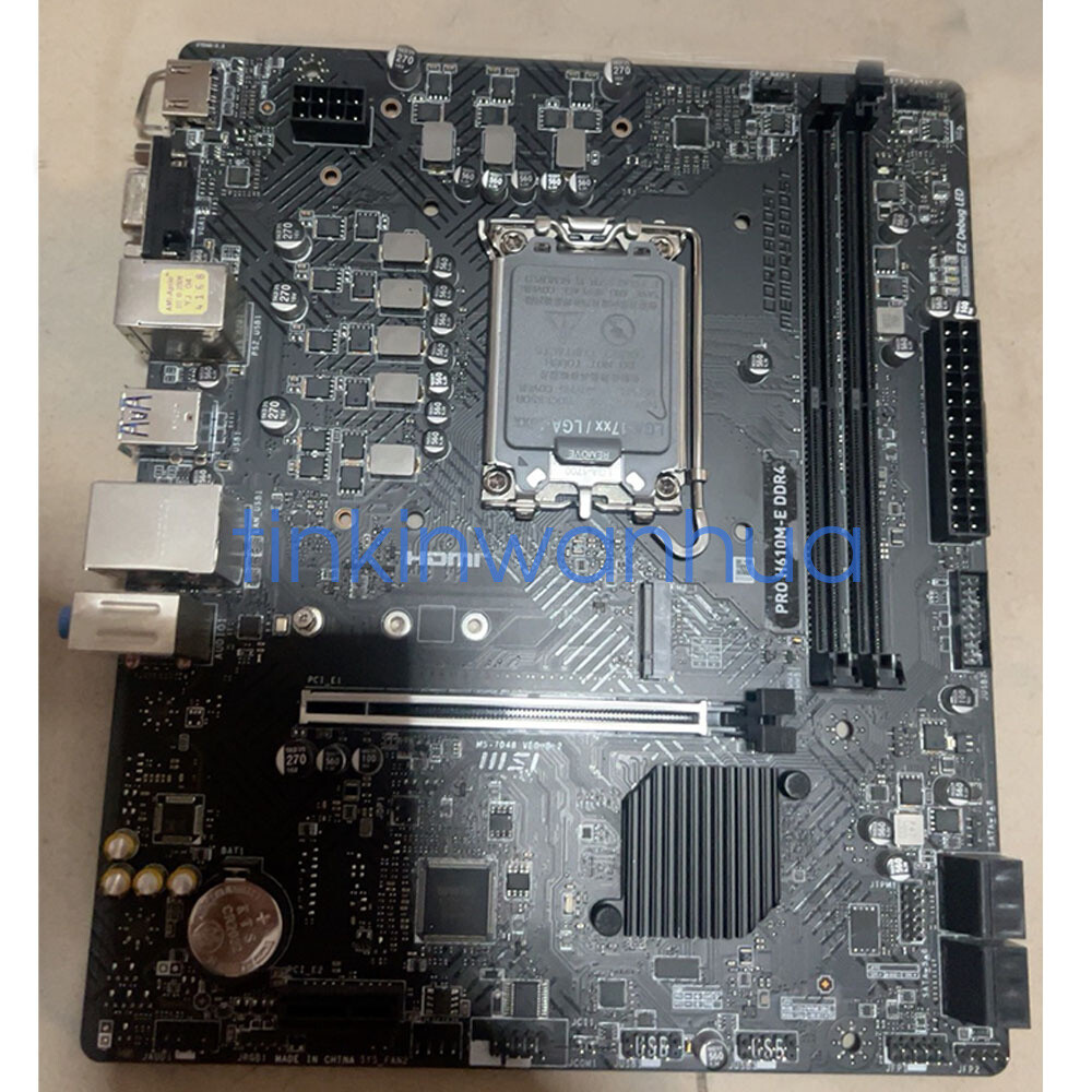 For MSI PRO H610M-E DDR4 Motherboard LGA1700 PCI-E 4.0 1×M.2 4