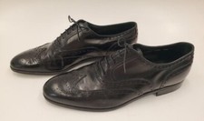 GUCCI Shoes Men’s Size EUR 44.5 US 10 Leather Black Oxford Classic Made In Italy